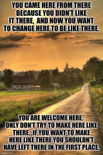 you came from there