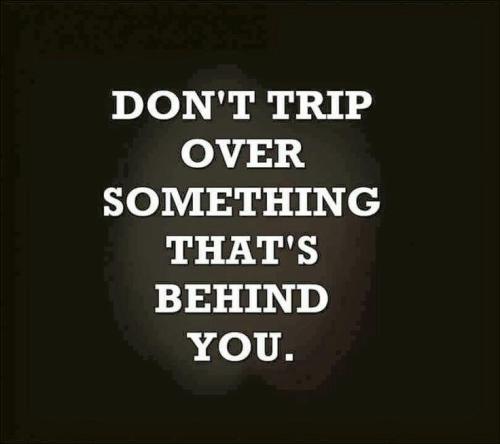 Dont Trip Backward