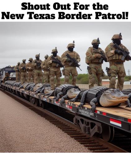Shout out for the new Texas Border Patrol