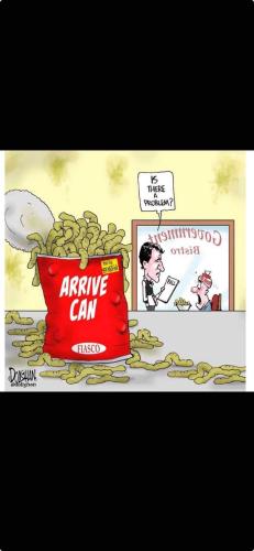 arrive can