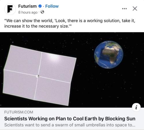 cool the earth