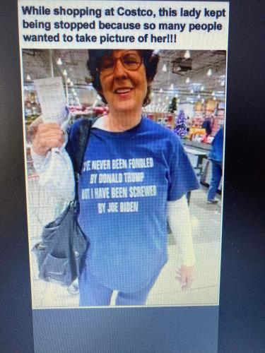 whle shopping at Costco