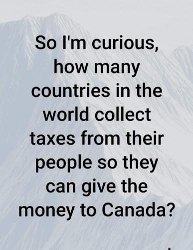 give money to Canada