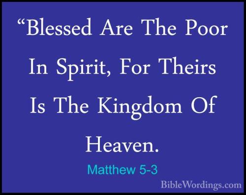 Matthew 5_3
