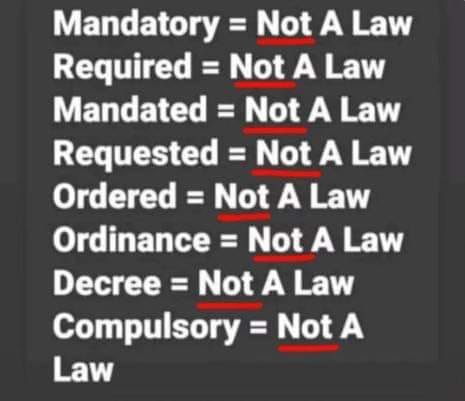 not a law