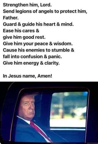 Spiritual Warfare for POTUS45