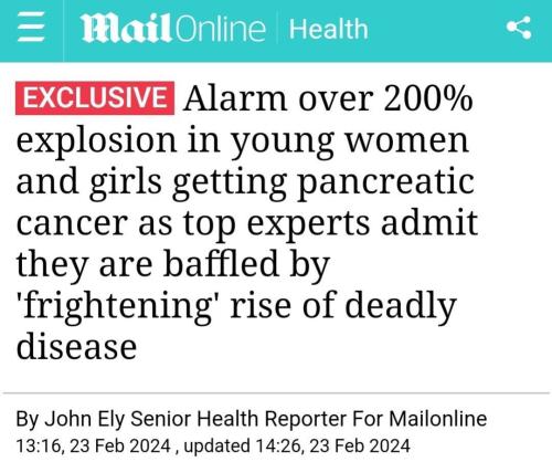 Pancreatic Canceer in Young Women - Vax