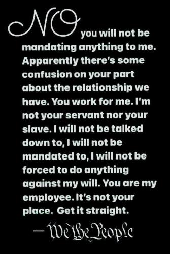 Get it straight we the people