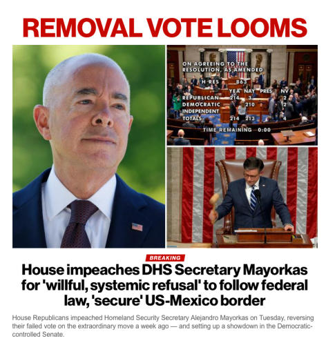 Mayorkas Impeached