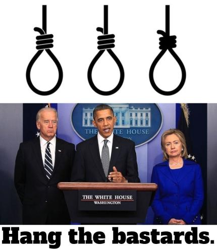 hang the bastards deep state