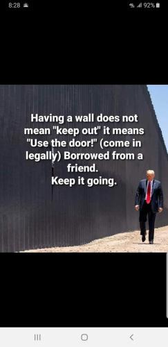 the wall