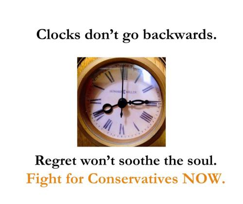 Clocks don’t go backwards