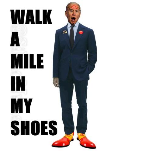Walk a mile in my shoes Biden
