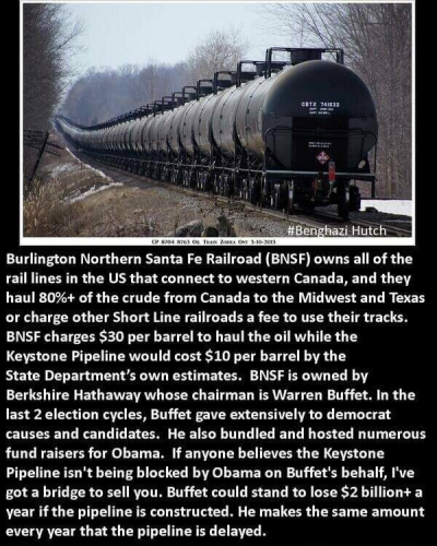 warren buffett railroad obama