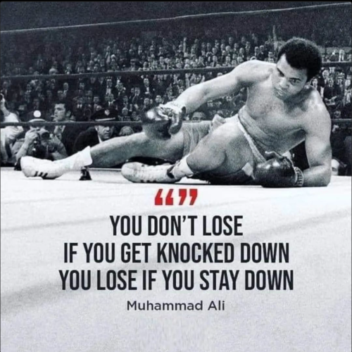 Ali Not Staying Down