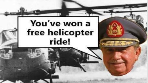 Pinochet helicopter rides Bitchute video cover