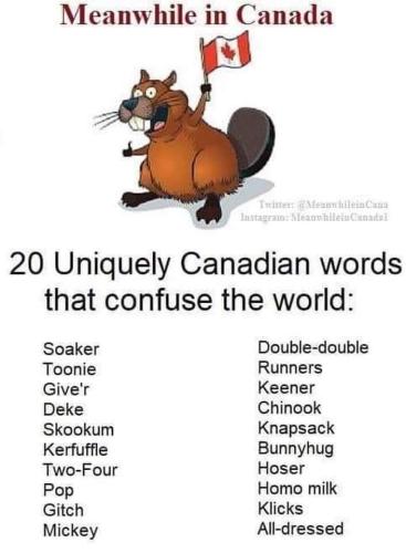 Canadian words