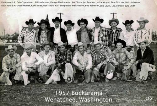 1957 Buckarama at Wenatchee Washington