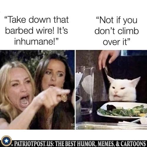 dont climb over it