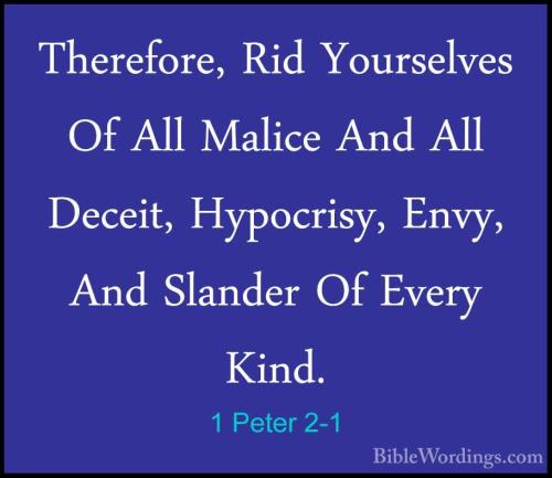 1 Peter 2_1