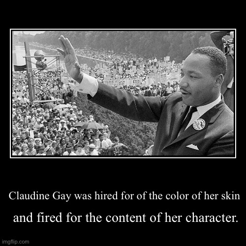 martin luther king claudine gay