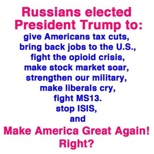 russians  make america great again