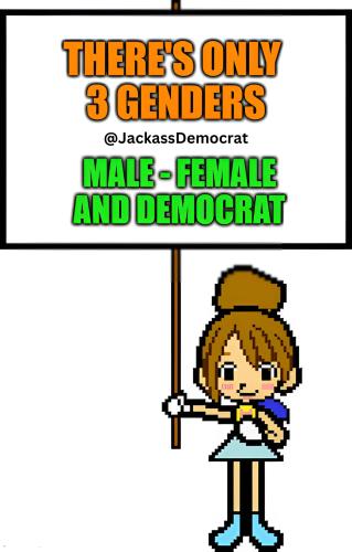 There's only 3 genders