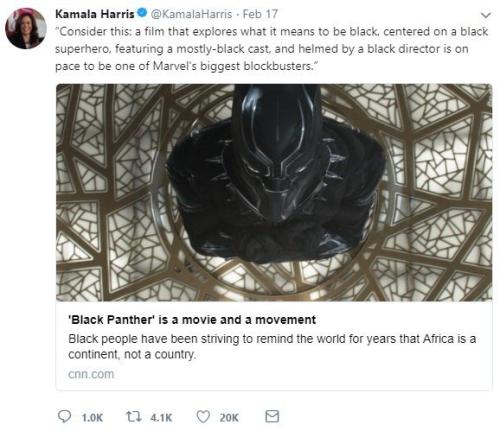 kamala harris-black-panther-tweet