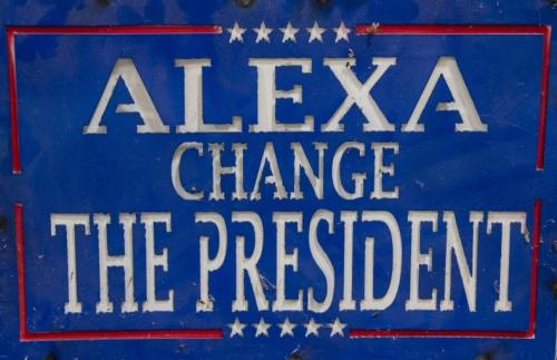 Alexa Change The President