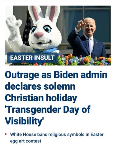 Biden trans easter