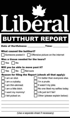 butt hurt report