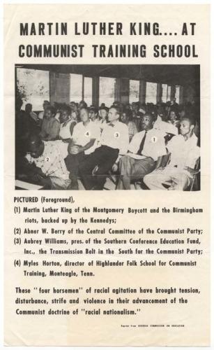 MLK at Communist School