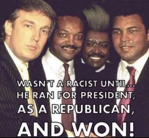 trump racist mohamed ali