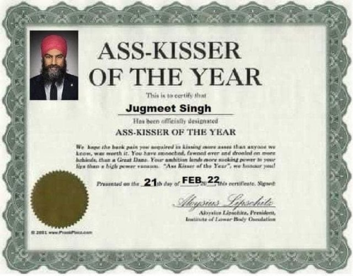 ass-kisser of the month