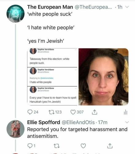 Sophie Vershbow racist jew