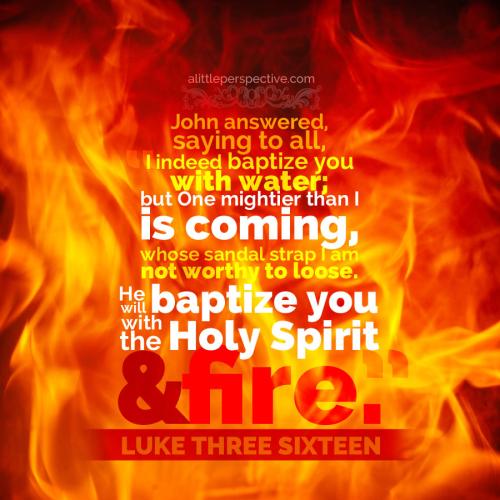 FAITH - Luke 3.16