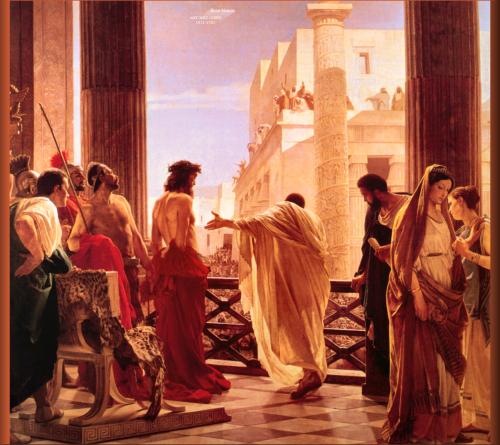 Jesus before pilate