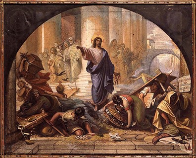 Christ cleansing the temple March 3 2024