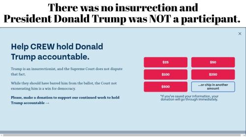 There was no insurrection