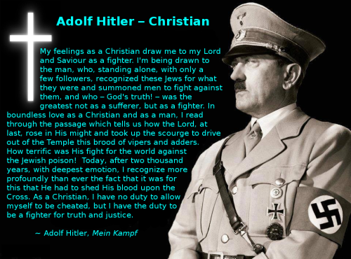 adolph hitler-christian