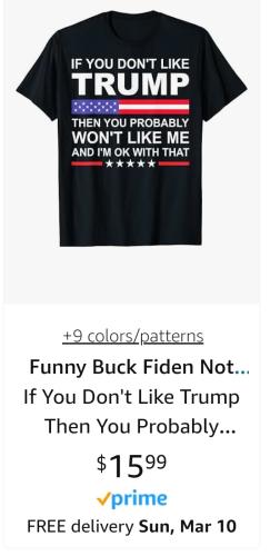 Trump shirt