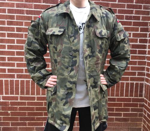 POLISH CAMO M93 FIELD JACKET Military Surplus Dalton GA BearTrax Front kama