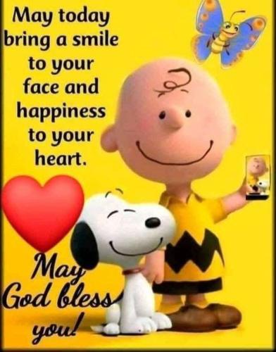 Charlie Brown Snoopy Happiness Blessings