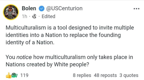 Multicult is only for White nations