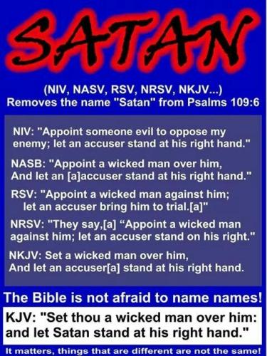 Bible removing Satan