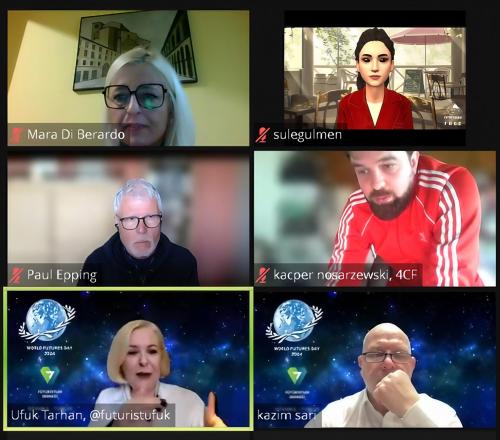 zoom online meeting futuristik ufuk