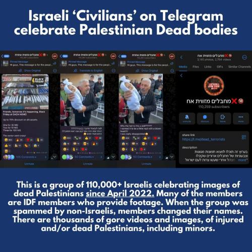 israli citizens celebrate genocide