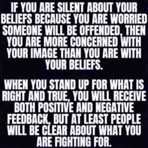 if you are silent