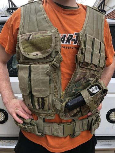 Cross Draw MOLLE Tactical Vest Bear-Trax.com Preserving The Spirit Military Surplus Army Surplus Chattanooga TN army