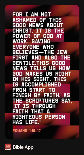 FAITH - Romans 1.16-17 NASB Attachment-1